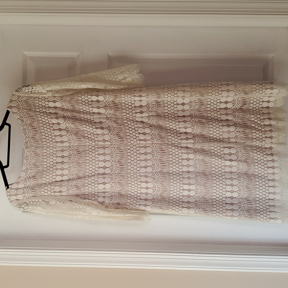 Jessica Howard lace iovry and nude dress size 16 - Picture 5 of 6